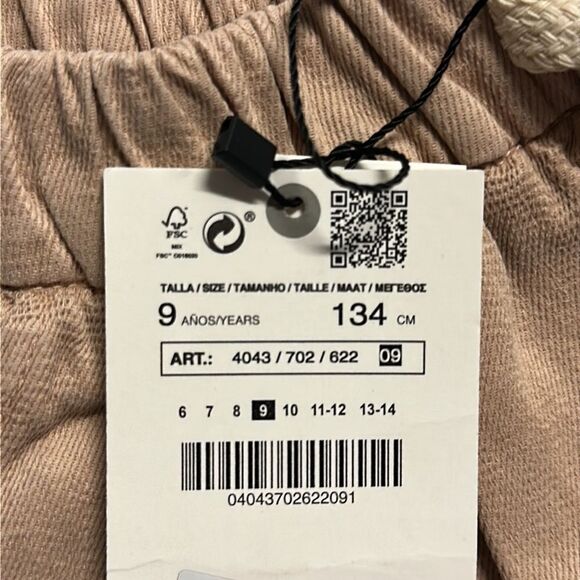 ZARA Kids | Pink | FLOWY PANTS - Picture 6 of 6